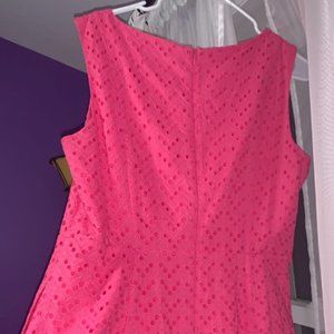 Pink Floral Design Size 14 Dress